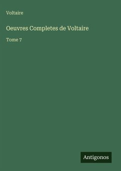 Cover Oeuvres Completes de Voltaire