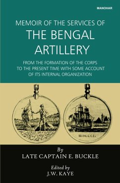 Cover Memoir of the Services of the Bengal Artillery