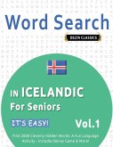 WORD SEARCH IN ICELANDIC FOR SENIORS - IT'S EASY! VOL.1 - DELTA CLASSICS - FIND 2000 CLEVERLY HIDDEN WORDS