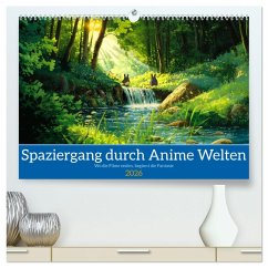 Spaziergang durch Anime Welten (hochwertiger Premium Wandkalender 2026 DIN A2 quer), Kunstdruck in Hochglanz