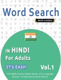 WORD SEARCH IN HINDI FOR ADULTS - IT'S EASY! VOL.1 - DELTA CLASSICS - FIND 2000 CLEVERLY HIDDEN WORDS