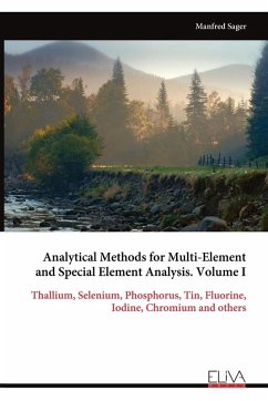 Cover Analytical Methods for Multi-Element and Special Element Analysis. Volume I