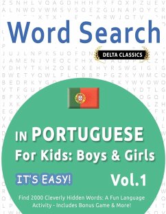 WORD SEARCH IN PORTUGUESE FOR KIDS - Best Activity Books
