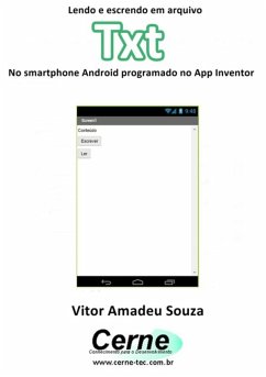 Cover Lendo E Escrendo Em Arquivo Txt No Smartphone Android Programado No App Inventor (eBook, PDF)