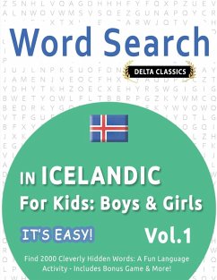 WORD SEARCH IN ICELANDIC FOR KIDS - Best Activity Books