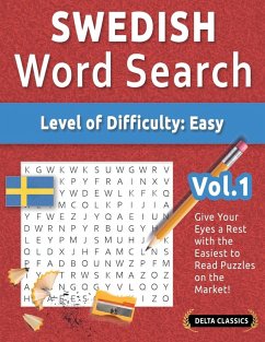 SWEDISH WORD SEARCH - LEVEL OF DIFFICULTY - Best Activity Books