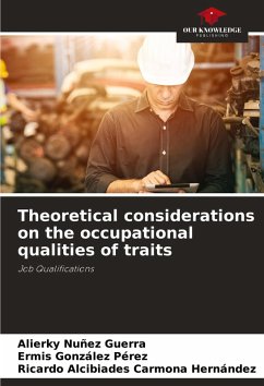Cover Theoretical considerations on the occupational qualities of traits