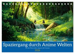 Spaziergang durch Anime Welten (Tischkalender 2026 DIN A5 quer), CALVENDO Monatskalender Spaziergang durch Anime Welten (Tischkalender 2026 DIN A5 quer), CALVENDO Monatskalender