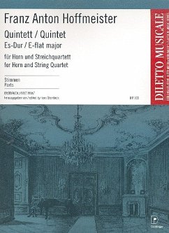 Quintett Es-Dur für Horn, 2 Violinen, Viola und Violoncello Stimmen