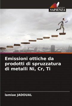 Cover Emissioni ottiche da prodotti di spruzzatura di metalli Ni, Cr, Ti