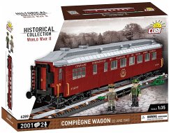 Cover COBI Trains 6289 - Compiègne Wagon 1940, 1:35 Bausatz, 1927 Klemmbausteine, 2 Figuren