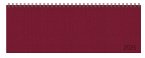 Tischkalender quer Professional Premium 2026 rot