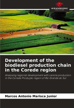 Development of the biodiesel production chain in the Corede region - Marisca Junior, Marcos Antonio