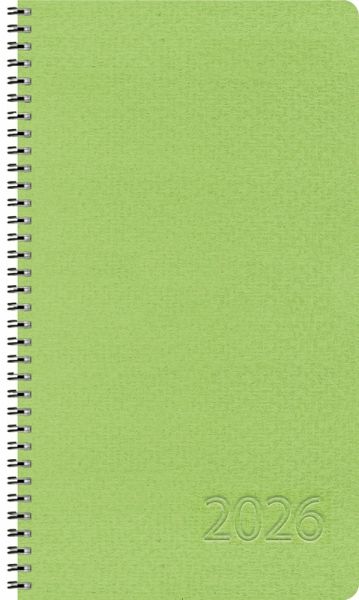 Taschenkalender Wochentimer Small Grün 2026 Taschenkalender Wochentimer Small Grün 2026