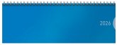 Tischquerkalender Classic Colourlux blau 2026