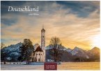 Deutschland Kalender 2026 - Wandkalender   Fotokalender Deutschland 50x35cm   mit 12 beeindruckenden Landschafts- und Städtemotiven von Nordsee bis Alpen