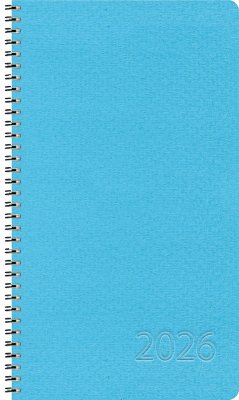 Cover Taschenkalender Wochentimer Small Blau 2026
