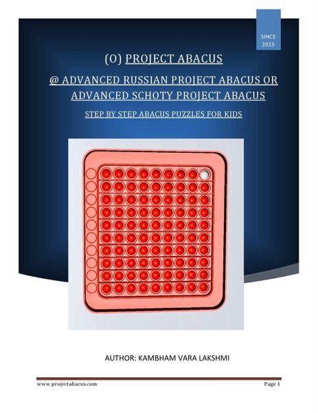 Advanced Russian Project Abacus (or) Advanced Schoty Project Abacus (eBook, ePUB) Advanced Russian Project Abacus (or) Advanced Schoty Project Abacus (eBook, ePUB)