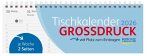 Tischquerkalender Großdruck 2026