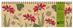 Cover Tischquerkalender Edition Natur Flowers 2026