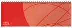 Tischkalender quer Professional Colourlux 2026 rot