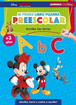 Cover Aprende con Disney. Primeras letras (Libro-pizarra)