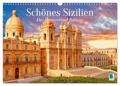 Cover Schönes Sizilien: die Sonneninsel Italiens (Wandkalender 2026 DIN A3 quer), CALVENDO Monatskalender