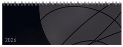 Cover Tischkalender quer Professional Colourlux 2026 schwarz