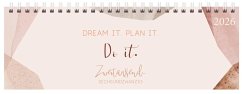 Cover Tischkalender quer Plan it 2026