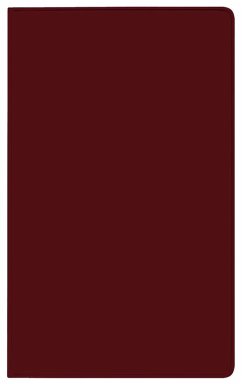 Cover Taschenkalender Modus XL geheftet PVC burgund 2026
