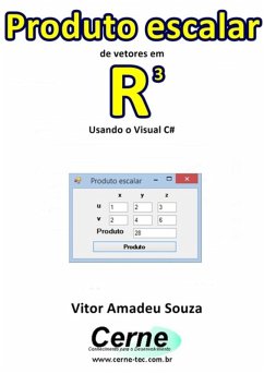 Cover Produto Escalar De Vetores Em R3 Usando O Visual C# (eBook, PDF)