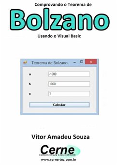 Cover Comprovando O Teorema De Bolzano Usando O Visual Basic (eBook, PDF)