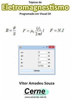 Cover Tópicos De Eletromagnestismo Programado Em Visual C# (eBook, PDF)