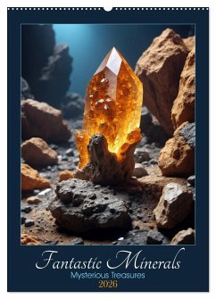 Fantastic Minerals - Mysterious Treasures (Wall Calendar 2026 DIN A2 portrait), CALVENDO 12 Month Wall Calendar