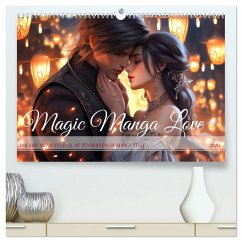 Cover Magic Manga Love (High Quality Premium Wall Calendar 2026 DIN A2 landscape),CALVENDO 12 Month Wall Calendar
