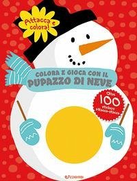 Colora e gioca con il pupazzo di neve. Colorstickers