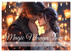 Magic Manga Love (Wall Calendar 2026 DIN A2 landscape), CALVENDO 12 Month Wall Calendar