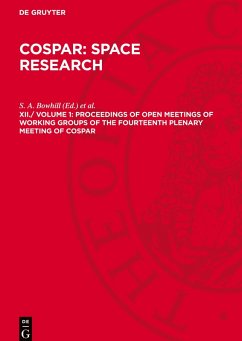COSPAR: Space Research, XII./ Volume 1, Proceedings of Open Meetings of Working Groups of the Fourteenth Plenary Meeting of COSPAR