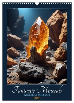 Fantastic Minerals - Mysterious Treasures (Wall Calendar 2026 DIN A3 portrait), CALVENDO 12 Month Wall Calendar