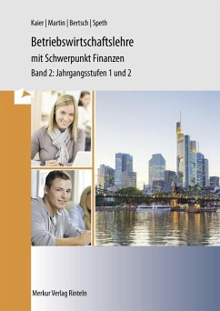 Cover Betriebswirtschaftslehre mit Schwerpunkt Finanzen Band 2