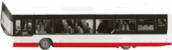 Cover Siku 1688 - Neoplan Linienbus City Bus, 137x34x30mm