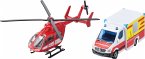 SIKU 1748 - Mercedes-Benz Rettungswagen und Helikopter, SIKU SUPER