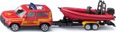 SIKU 1608 - Land Rover Defender mit Boot, Feuerwehr mit Boot SIKU 1608 - Land Rover Defender mit Boot, Feuerwehr mit Boot