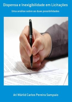 Cover Dispensa E Inexigibilidade Em Licitações (eBook, PDF)