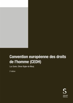 Cover Convention européenne des droits de l'homme (CEDH) (eBook, PDF)