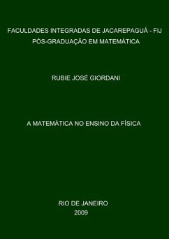 Cover A Matemática No Ensino Da Física (eBook, PDF)