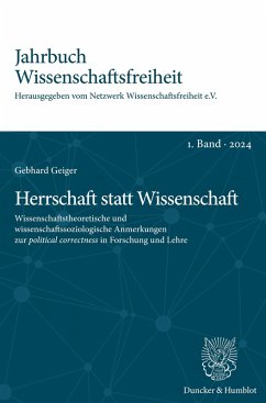 Herrschaft statt Wissenschaft. (eBook, ePUB) - Geiger, Gebhard