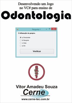 Cover Desenvolvendo Um Jogo No Vc# Para Ensino De Odontologia (eBook, PDF)