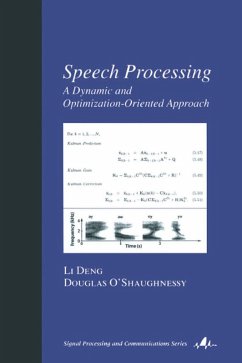 Speech Processing (eBook, ePUB) - Deng, Li; O'Shaughnessy, Douglas