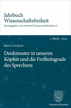 Cover Denkmuster in unseren Köpfen und die Freiheitsgrade des Sprechens. (eBook, ePUB)